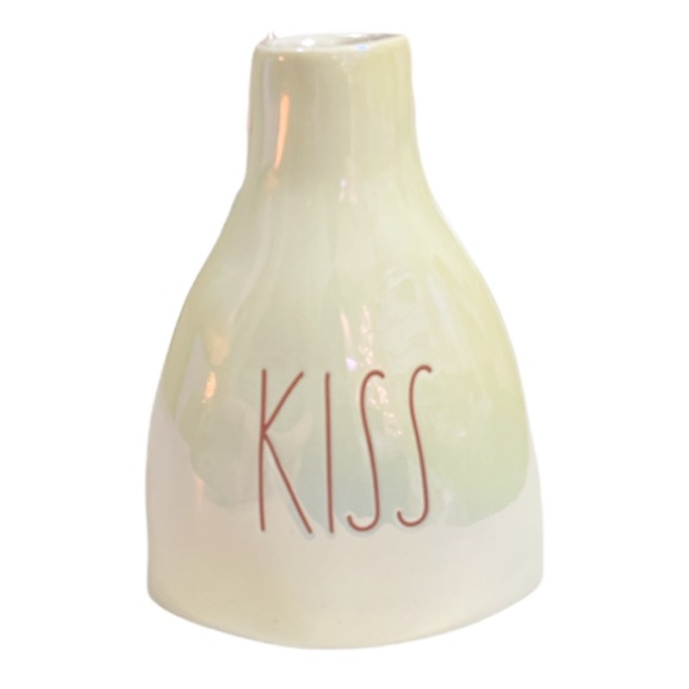 NEW Rae Dunn KISS Iridescent Bud Vase 💋 💐💋